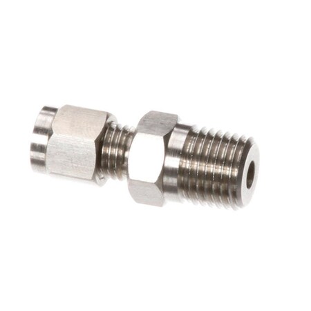 Ultrafryer Fitting, Compression 1/4In Npt X 3/16In Bore S/S 24A326